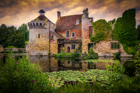 中世纪田园风景摄影图