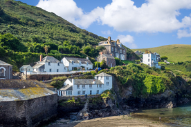 中世纪田园风景摄影图