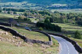 中世纪田园风景摄影图