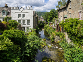 中世纪田园风景摄影图