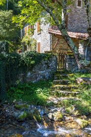 中世纪田园风景摄影图