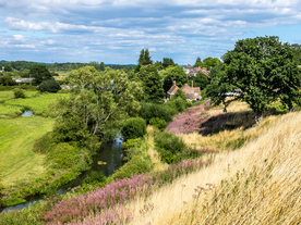 中世纪田园风景摄影图