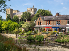 中世纪田园风景摄影图