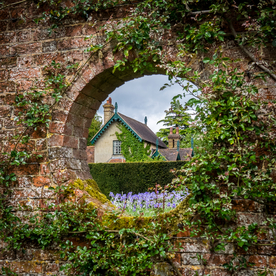 中世纪田园风景摄影图