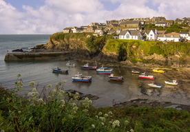 中世纪田园风景摄影图