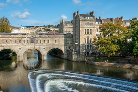 中世纪田园风景摄影图