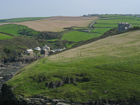 中世纪田园风景摄影图