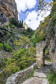 中世纪田园风景摄影图