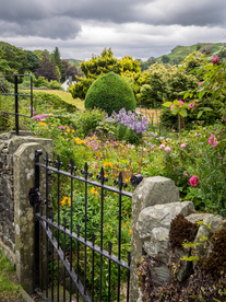 中世纪田园风景摄影图