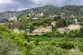 中世纪田园风景摄影图