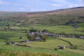 中世纪田园风景摄影图