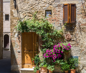 中世纪田园风景摄影图