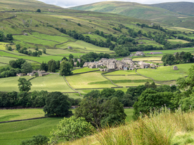 中世纪田园风景摄影图