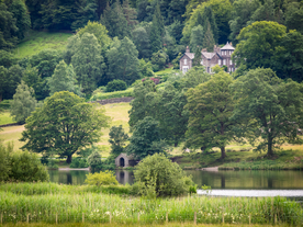 中世纪田园风景摄影图