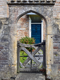 中世纪田园风景摄影图