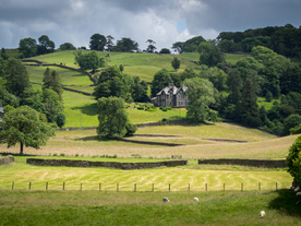 中世纪田园风景摄影图