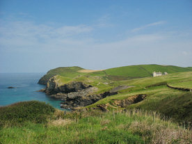 中世纪田园风景摄影图