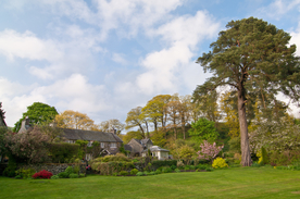 中世纪田园风景摄影图