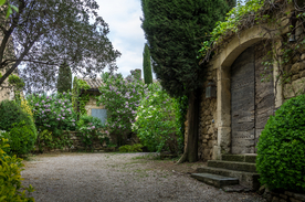 中世纪田园风景摄影图