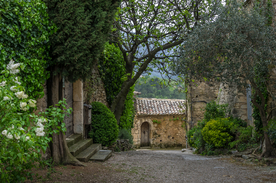 中世纪田园风景摄影图