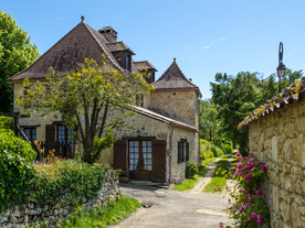 中世纪田园风景摄影图