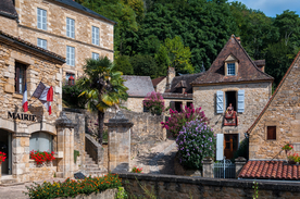 中世纪田园风景摄影图