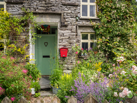 中世纪田园风景摄影图