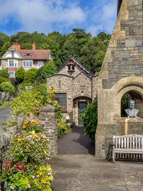 中世纪田园风景摄影图