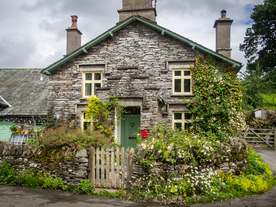 中世纪田园风景摄影图