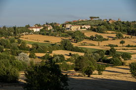 中世纪田园风景摄影图