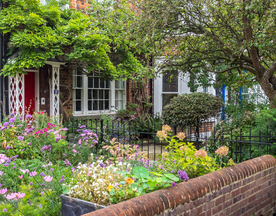 中世纪田园风景摄影图