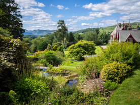 中世纪田园风景摄影图