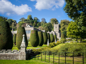 中世纪田园风景摄影图