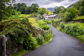 中世纪田园风景摄影图