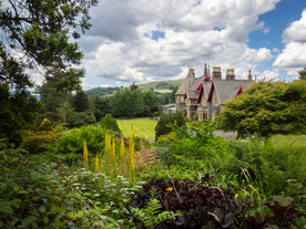 中世纪田园风景摄影图