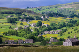 中世纪田园风景图