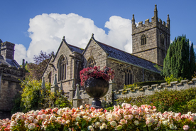 中世纪田园风景图