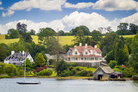 中世纪田园风景图