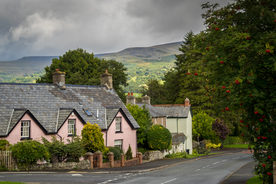 中世纪田园风景图