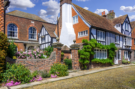 中世纪田园风景图