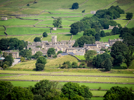 中世纪田园风景图