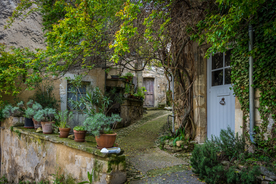 中世纪田园风景图