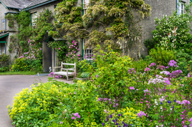 中世纪田园风景图