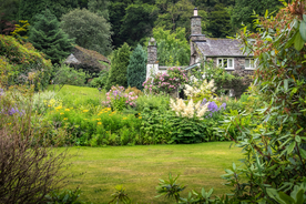 中世纪田园风景图