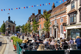 中世纪田园风景图