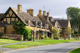 中世纪田园风景图