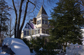 中世纪田园风景图