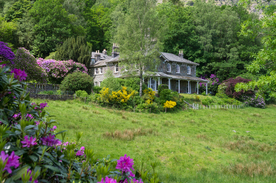 中世纪田园风景图