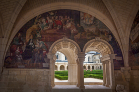 中世纪田园风景图