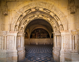 中世纪田园风景图